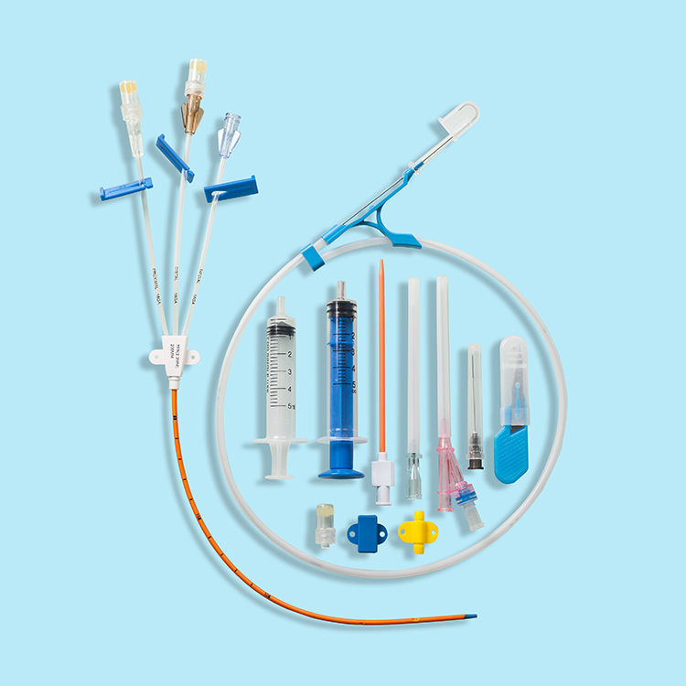 Disposable Single Use Surgical Central Venous Catheter Set