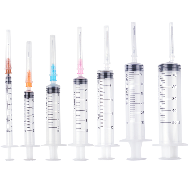 CE Approve Disposable Medical Plastic Luer Lock Syringe Injection Syringe