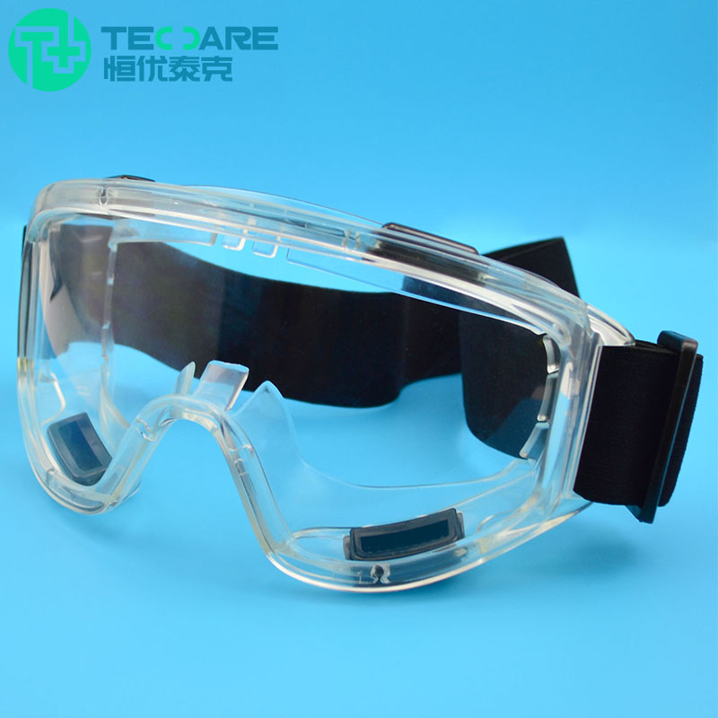 PVC Indirect Ventilation Anti Splash Chemical Safety Goggles