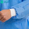 Non-Woven Waterproof Blue Isolation Gown