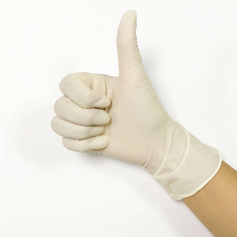 What is the function of the disposable glove?