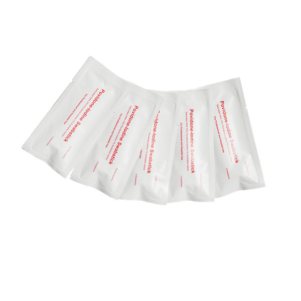 Low Price Wholesale Disposable Povidone-Iodine Prep Swabstick with Disinfection